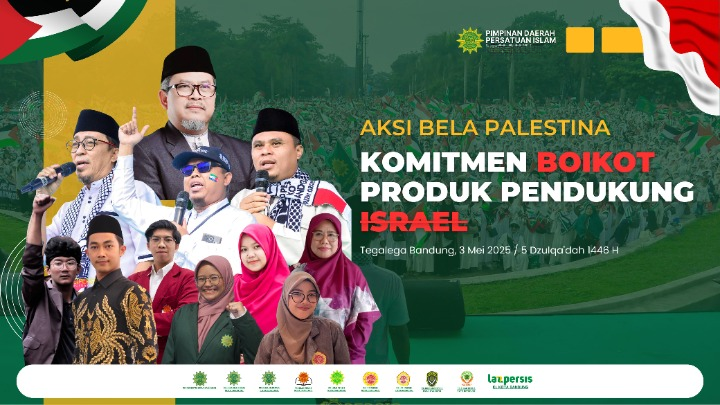Aksi Bela Palestina, Persatuan Islam Kabupaten Bojonegoro Mengajak Turun Aksi