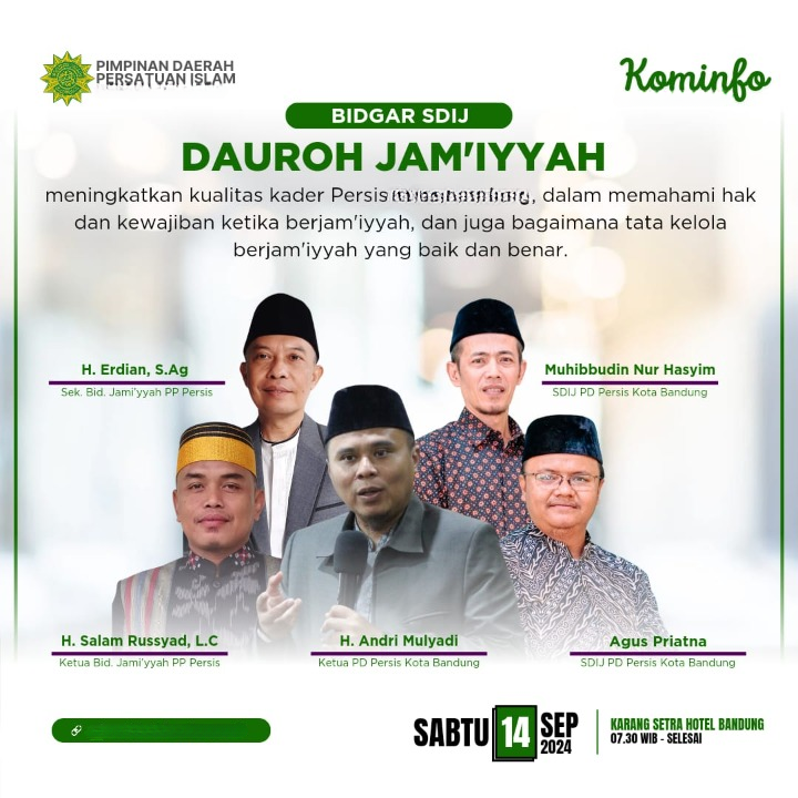 Dauroh Jamiyyah SDIJ PD PERSIS Kabupaten Bojonegoro